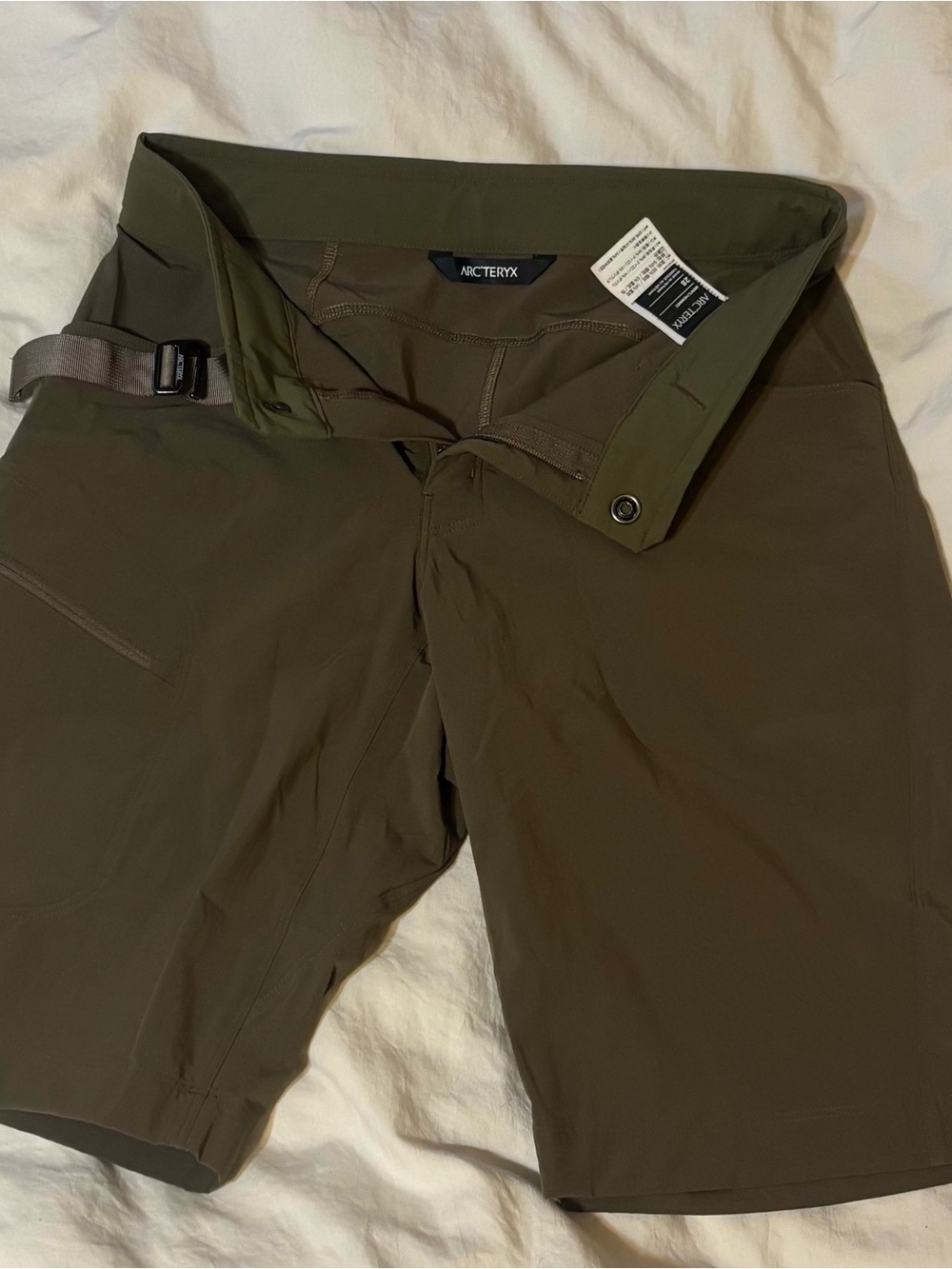 Arc'teryx Men's Olive Cargo Shorts